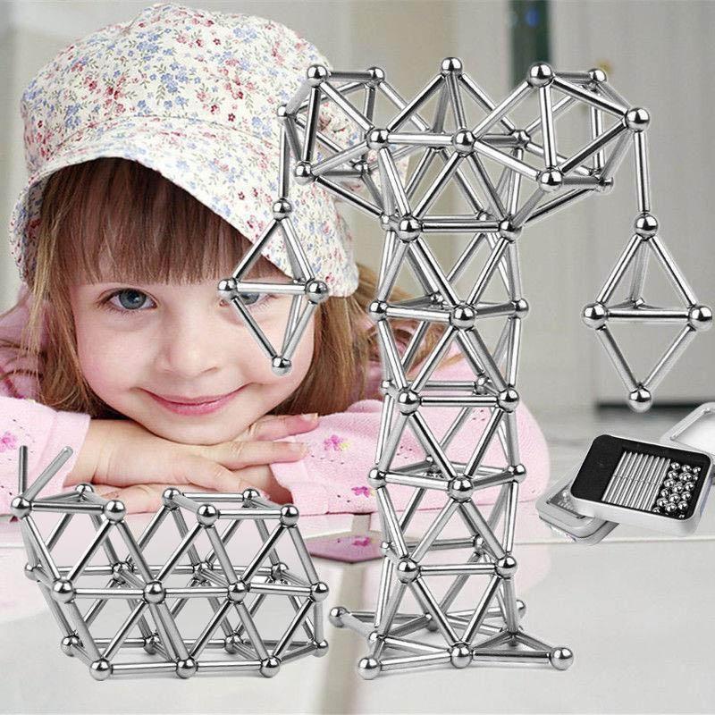 Magnetic Building Rods and Balls STEM Toy | Ka-mostore