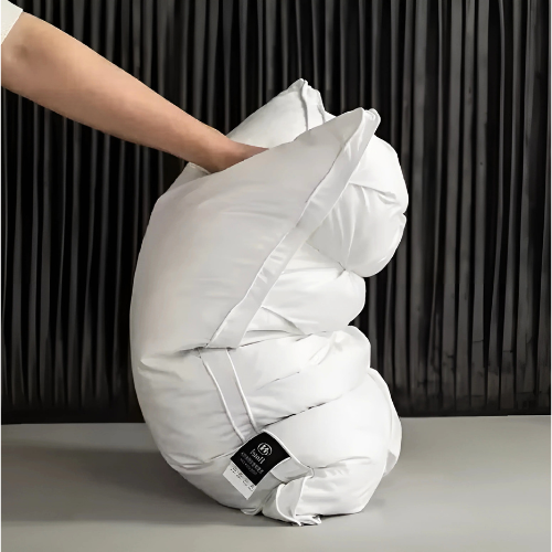 Tufted Goose Down Pillow for Restful Sleep | Ka-mostore