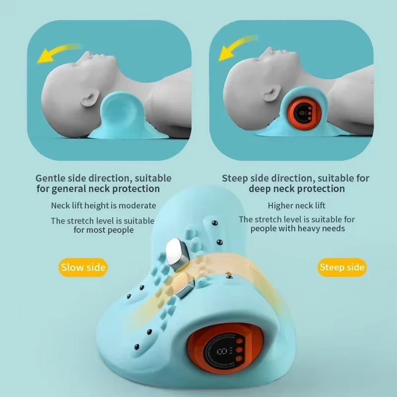 Electric Cervical Massager – Smart Neck Pain Relief with Heat & Pulse Therapy | Ka-mostore