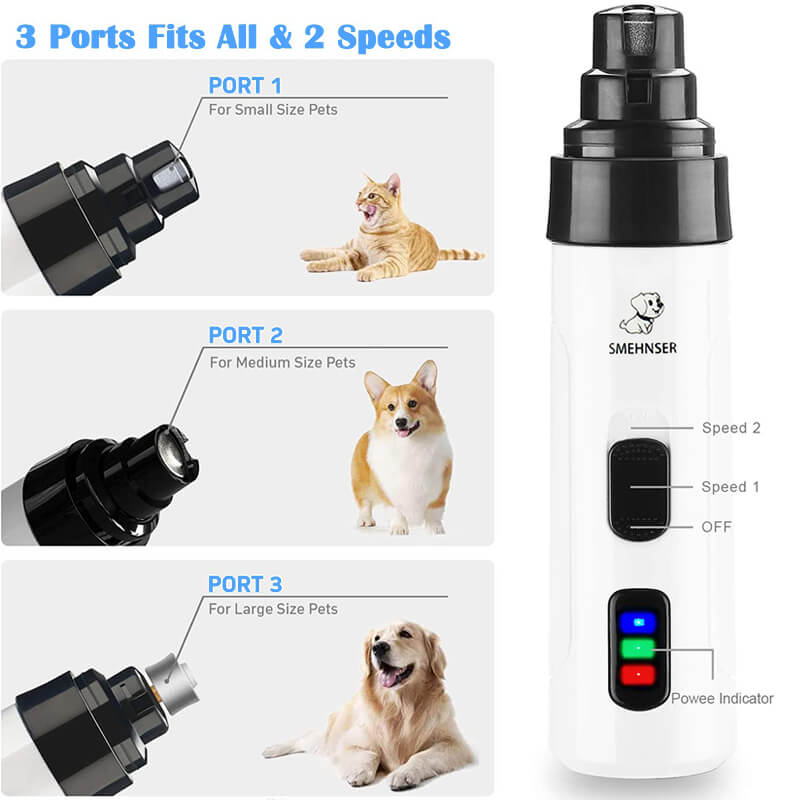 Electric Dog Nail Clipper Grinder for Dogs and Cats | Ka-mostore