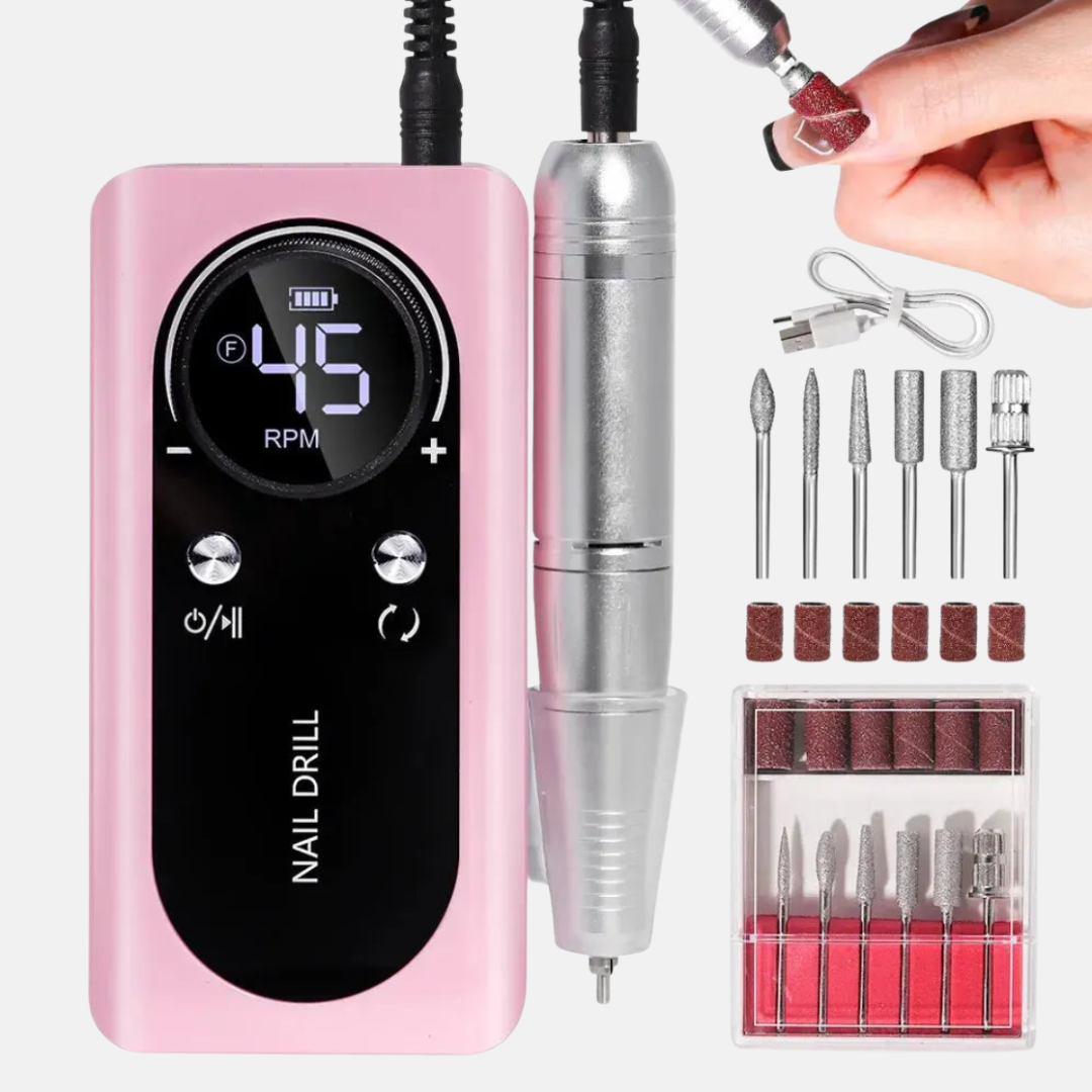 Electric Nail Drill 45000RPM Rechargeable Portable | Ka-mostore