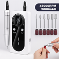 Electric Nail Drill 45000RPM Rechargeable Portable | Ka-mostore