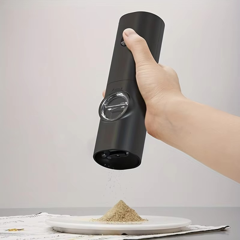 Set eléctrico de molinillos de pimienta y sal con grosor ajustable y luz LED | Ka-mostore
