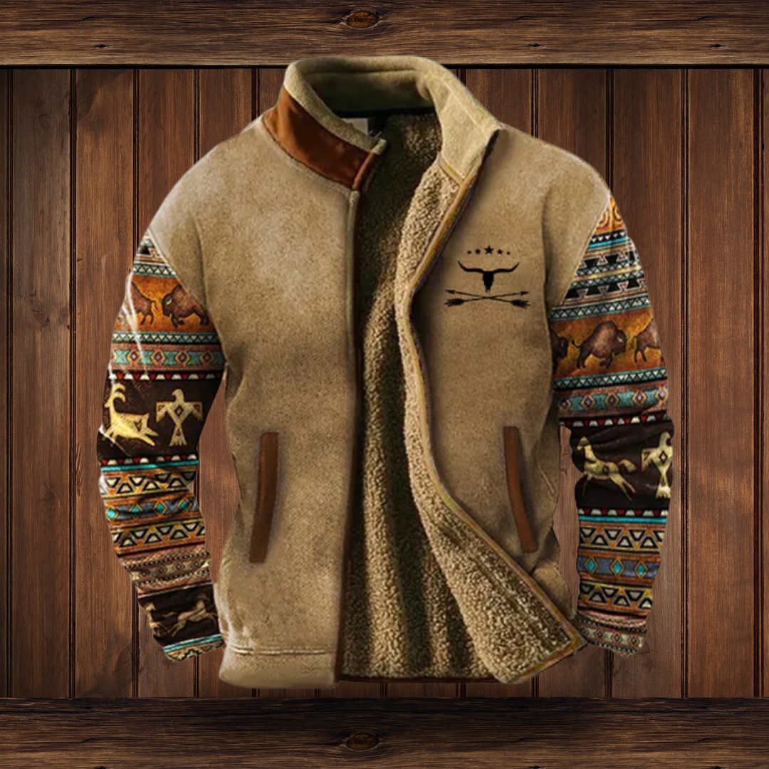 Cozy Printed Fleece Jacket | Ka-mostore