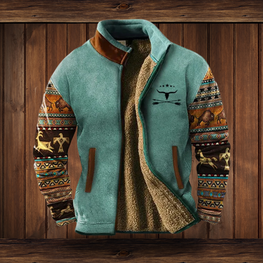 Cozy Printed Fleece Jacket | Ka-mostore