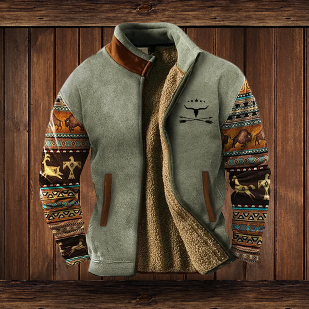 Cozy Printed Fleece Jacket | Ka-mostore