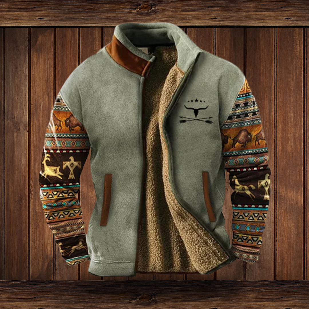 Cozy Printed Fleece Jacket | Ka-mostore
