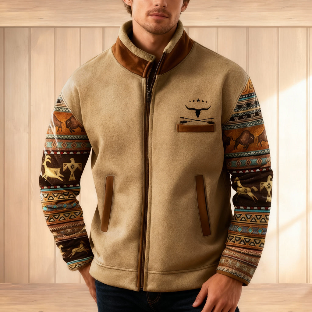Cozy Printed Fleece Jacket | Ka-mostore