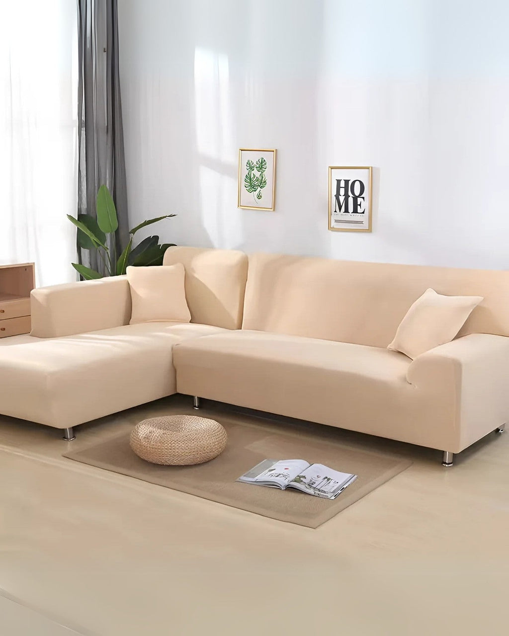 Elegantní modulární potahy na pohovky s flexibilním přizpůsobením pro rohové a modulární pohovky | Ka-mostore
