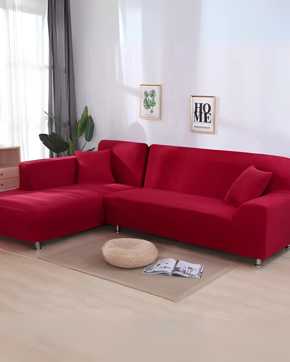 Elegantní modulární potahy na pohovky s flexibilním přizpůsobením pro rohové a modulární pohovky | Ka-mostore
