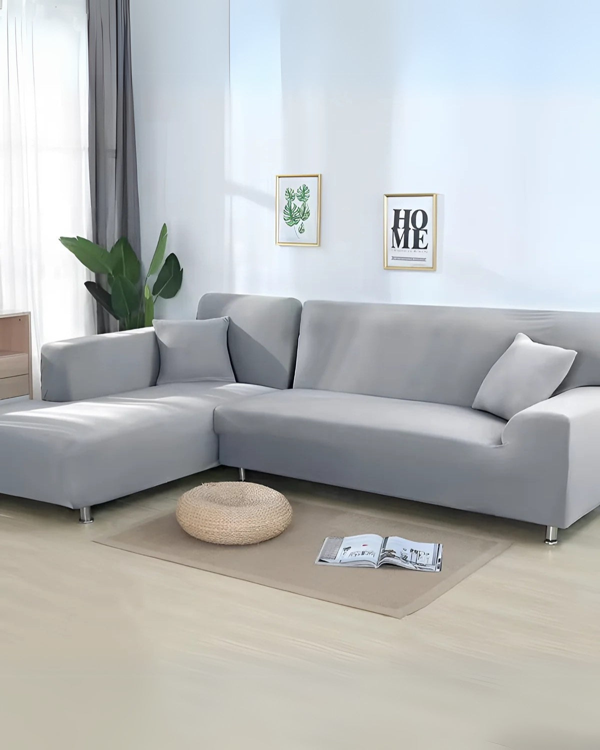 Elegantní modulární potahy na pohovky s flexibilním přizpůsobením pro rohové a modulární pohovky | Ka-mostore