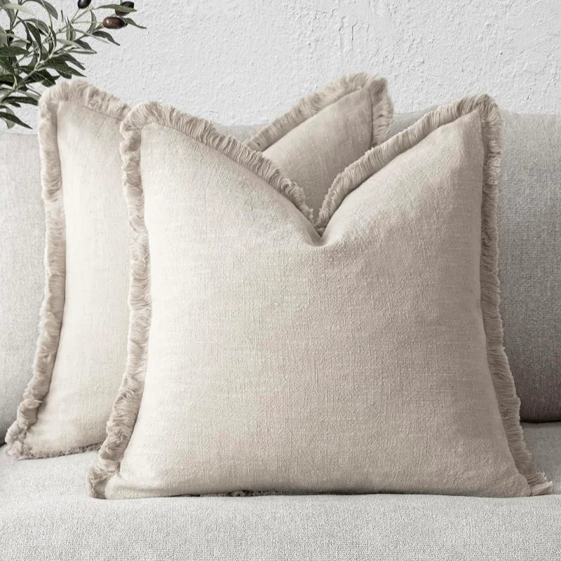 Cotton-Linen Pillow Covers for Chic Home Decor | Ka-mostore