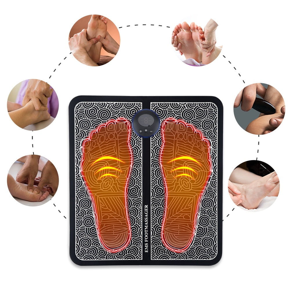 EMS Foot Stimulator with Acupressure & 9 Levels | Ka-mostore