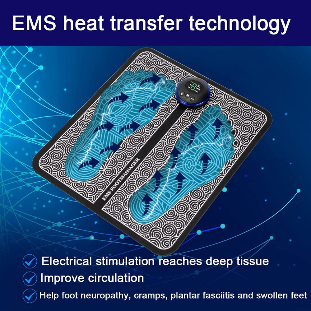 EMS Foot Stimulator with Acupressure & 9 Levels | Ka-mostore
