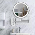 Rechargeable LED Makeup Mirror: Portable, 10x Magnification, Adjustable Light | Ka-mostore