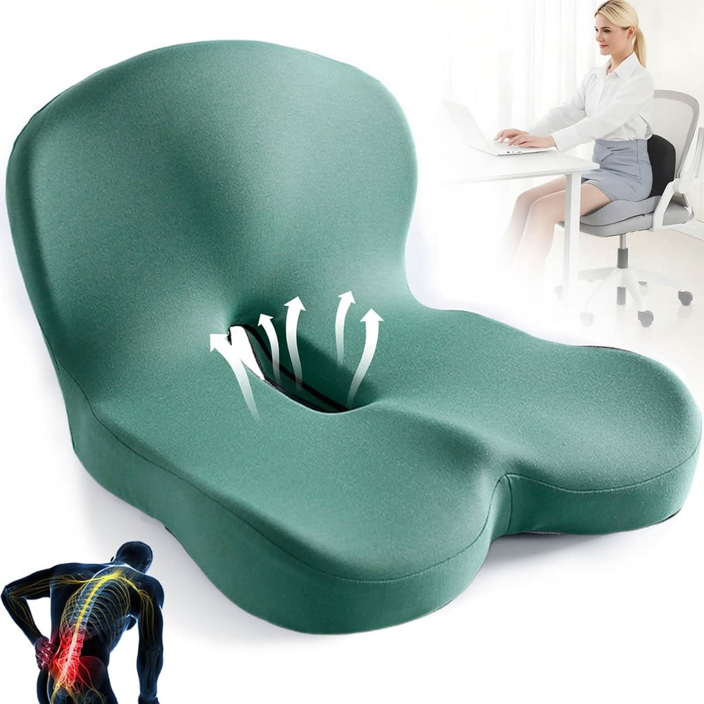 Comfort Seat Pad with Lower Back Support | Ka-mostore