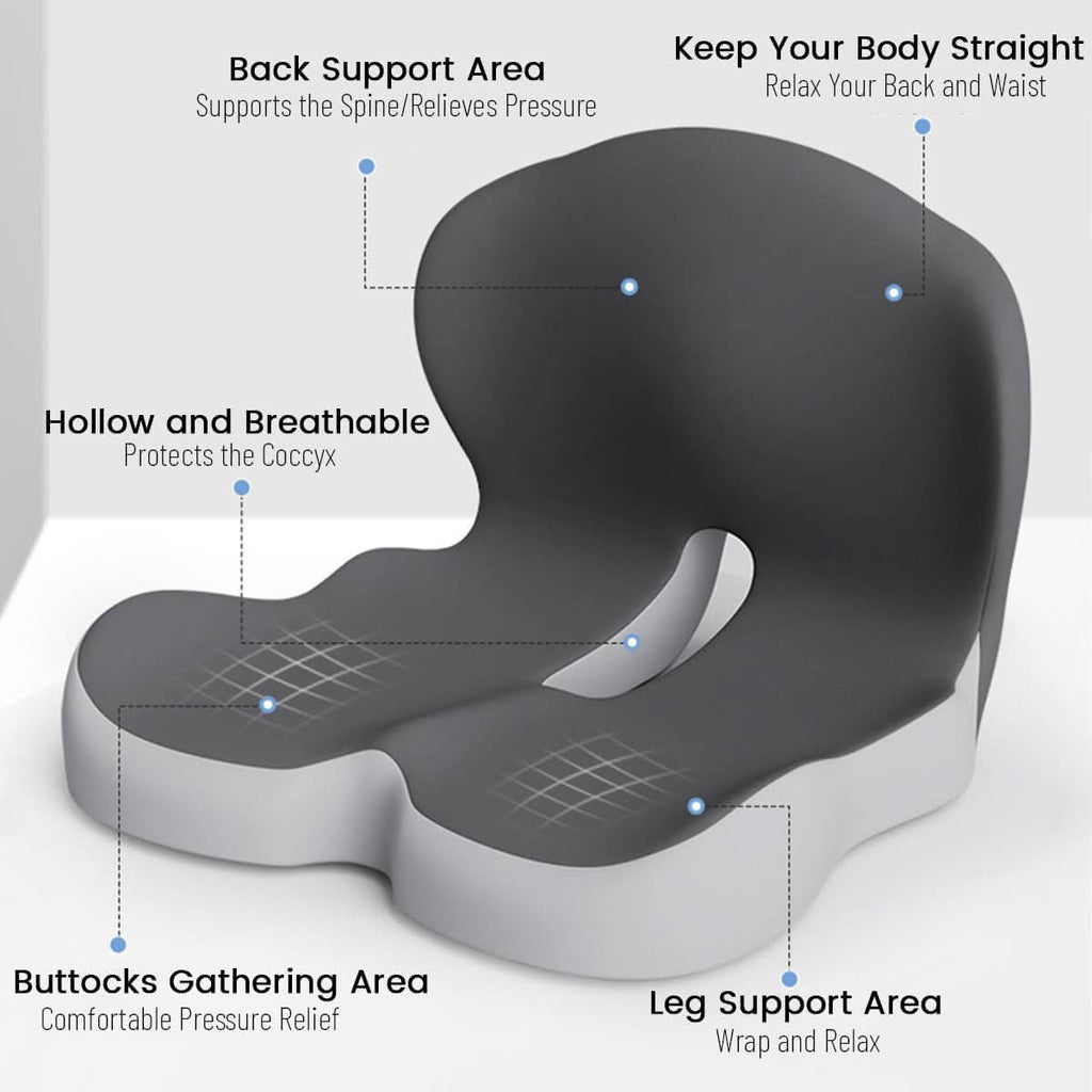 Comfort Seat Pad with Lower Back Support | Ka-mostore