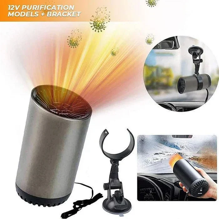Fast Heating Cup Shaped Car Warm Air Blower - Quick Heating & Cooling Adjustable 360 Degree Rotatable Plug and Play for Car, SUV, Recreational Vehicle and Truck | Ka-mostore