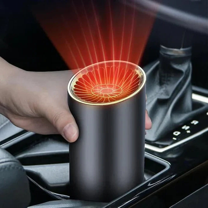 Fast Heating Cup Shaped Car Warm Air Blower - Quick Heating & Cooling Adjustable 360 Degree Rotatable Plug and Play for Car, SUV, Recreational Vehicle and Truck | Ka-mostore