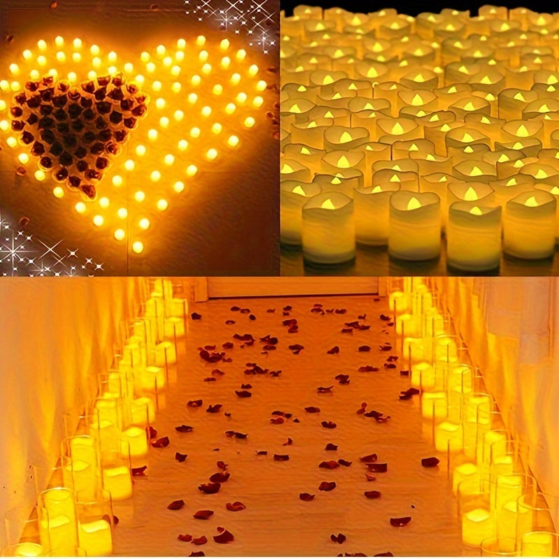 Flameless LED Tea Lights Battery Operated – 24–100 Pieces | Ka-mostore