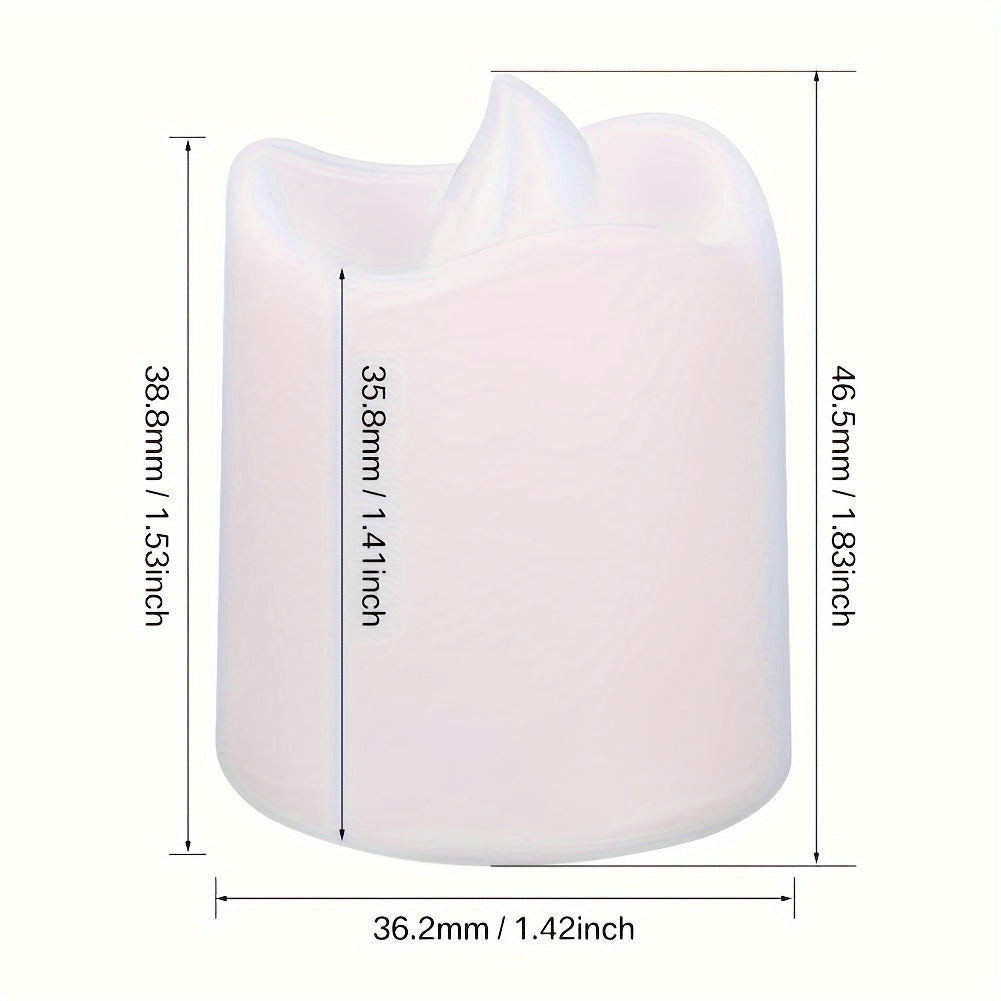 Flameless LED Tea Lights Battery Operated – 24–100 Pieces | Ka-mostore