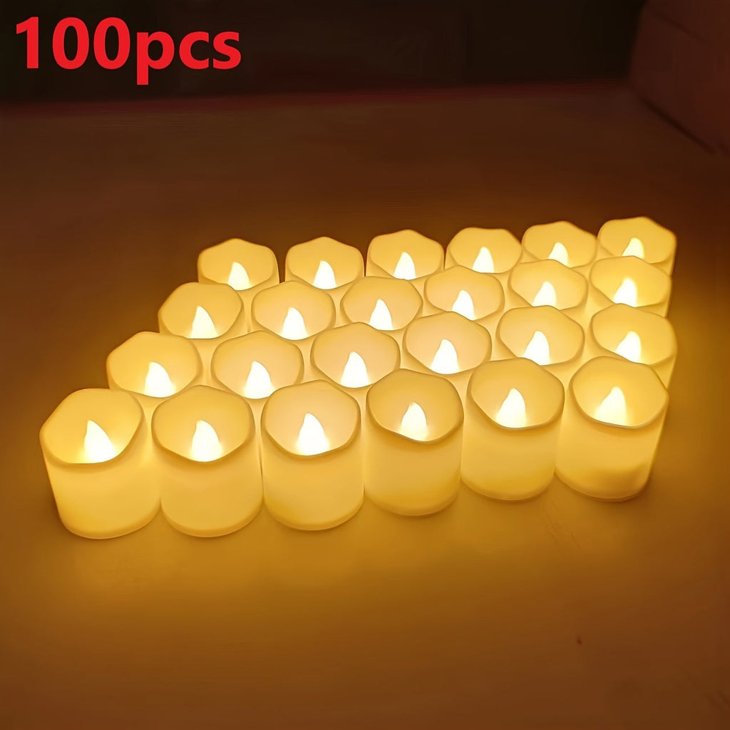 Flameless LED Tea Lights Battery Operated – 24–100 Pieces | Ka-mostore