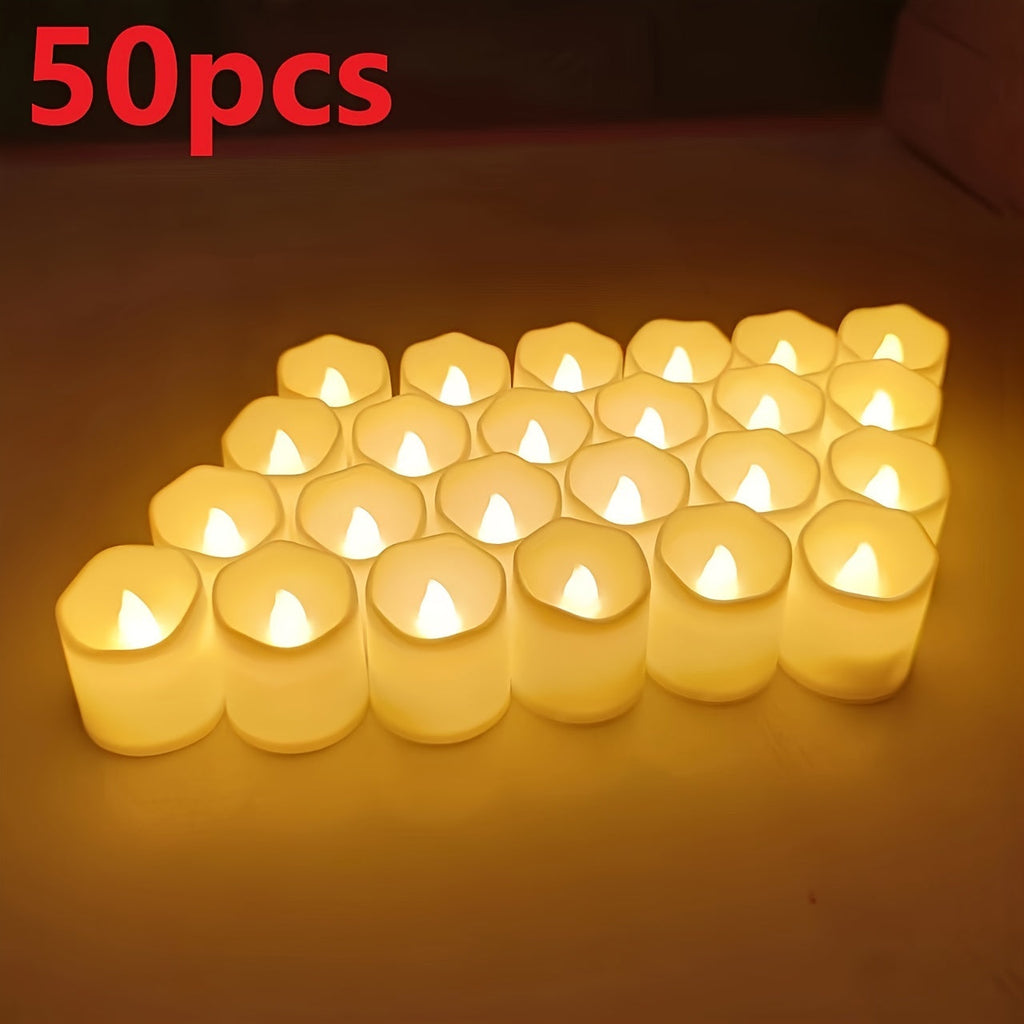 Flameless LED Tea Lights Battery Operated – 24–100 Pieces | Ka-mostore