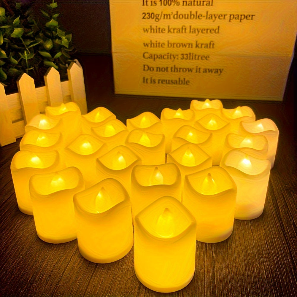 Flameless LED Tea Lights Battery Operated – 24–100 Pieces | Ka-mostore