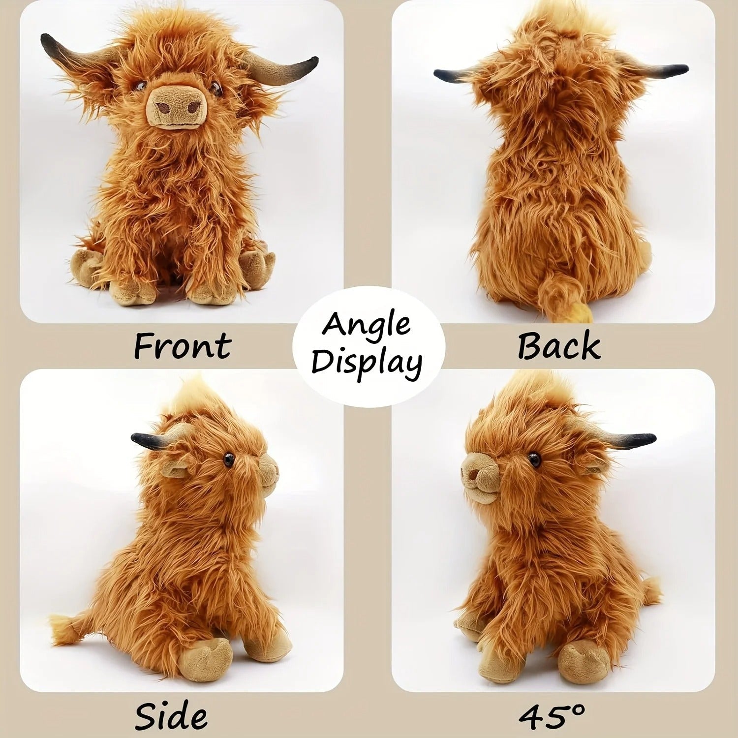 Fluffy Highland Cuddle – Soft Cow for Young and Old | Ka-mostore