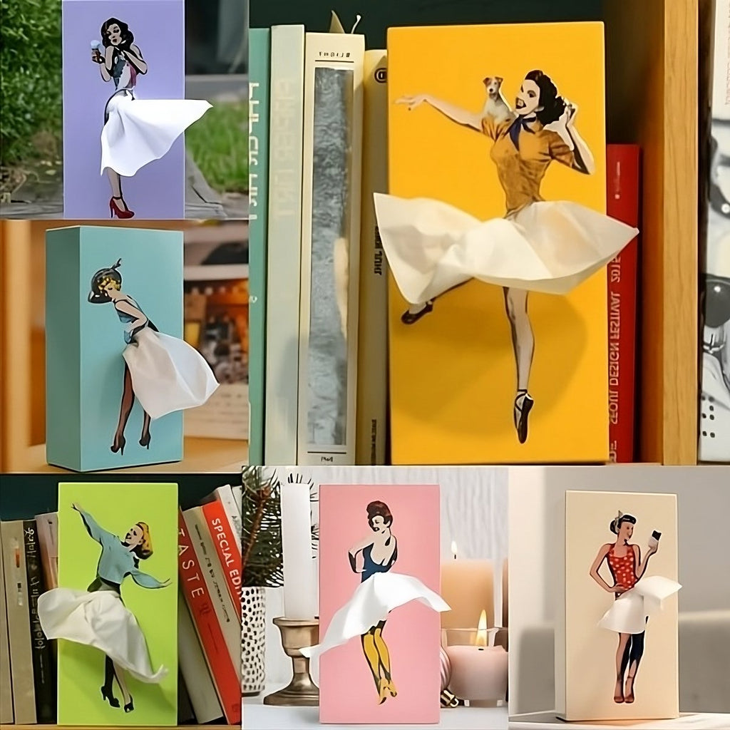 Flying Skirt Tissue Box | Ka-mostore