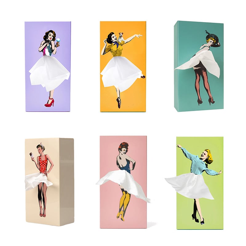 Flying Skirt Tissue Box | Ka-mostore