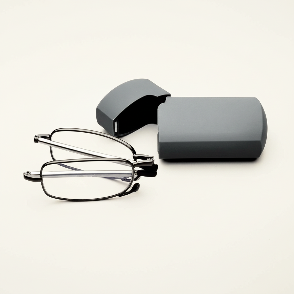 Compact Folding Reading Glasses with Protective Case | Ka-mostore