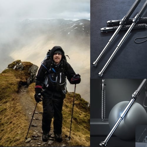 Bastón plegable para caminar con botón de plegado rápido | Ka-mostore
