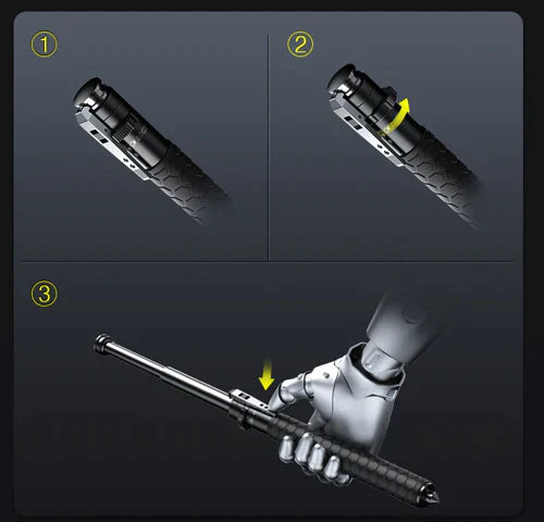 Bastón plegable para caminar con botón de plegado rápido | Ka-mostore