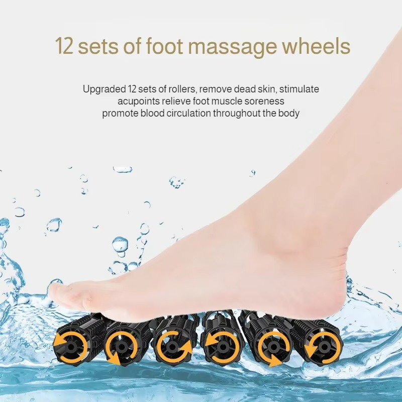 Foot Spa Massager – Heated bathing with rollers, bubbles, and infrared therapy | Ka-mostore