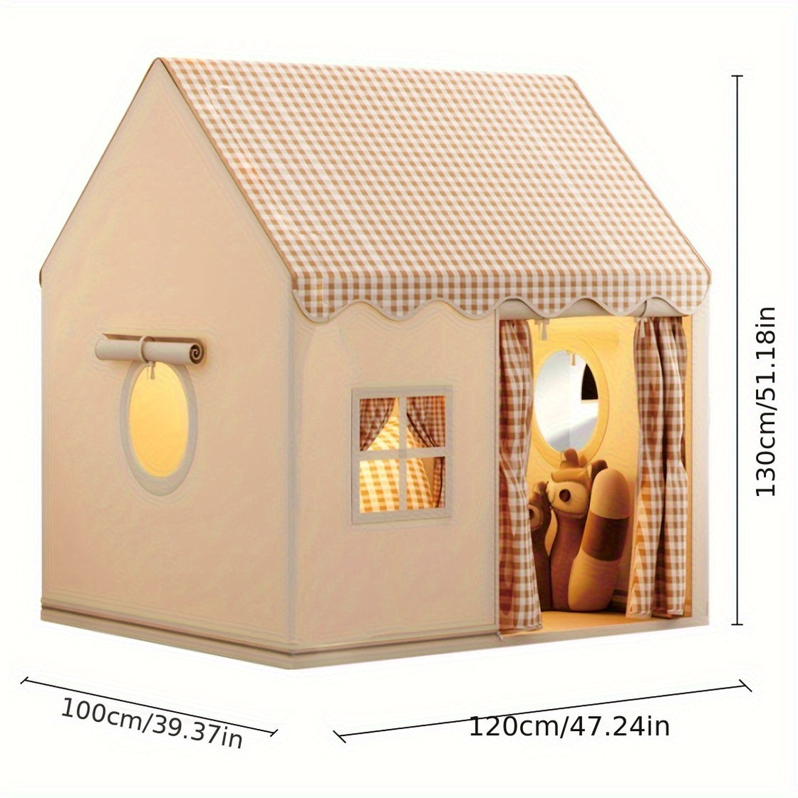 FunHouse Indoor Playhouse | Creative Play for Children | 2–6 Years | Ka-mostore