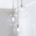 Glass Ball Pendant Light | Modern Brass Design | Ka-mostore