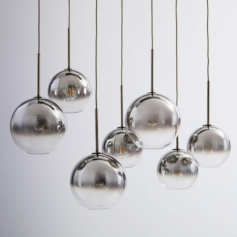 Glass Ball Pendant Light | Modern Brass Design | Ka-mostore
