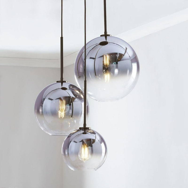 Glass Ball Pendant Light | Modern Brass Design | Ka-mostore