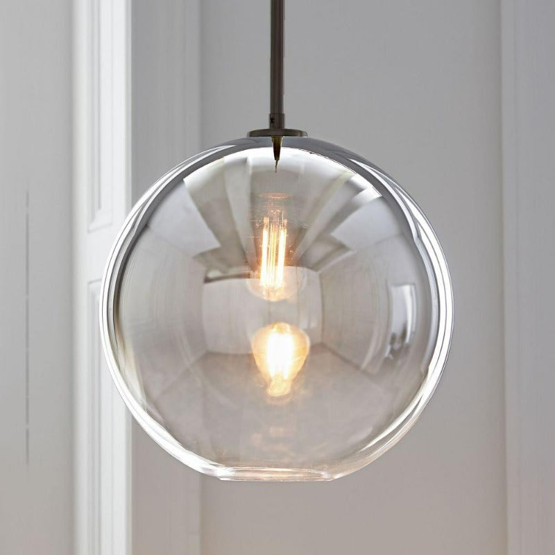 Glass Ball Pendant Light | Modern Brass Design | Ka-mostore