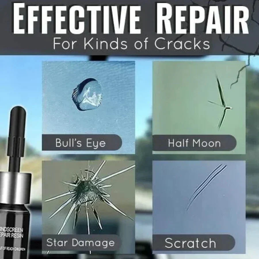 Windshield Chip & Crack Repair Kit | Ka-mostore