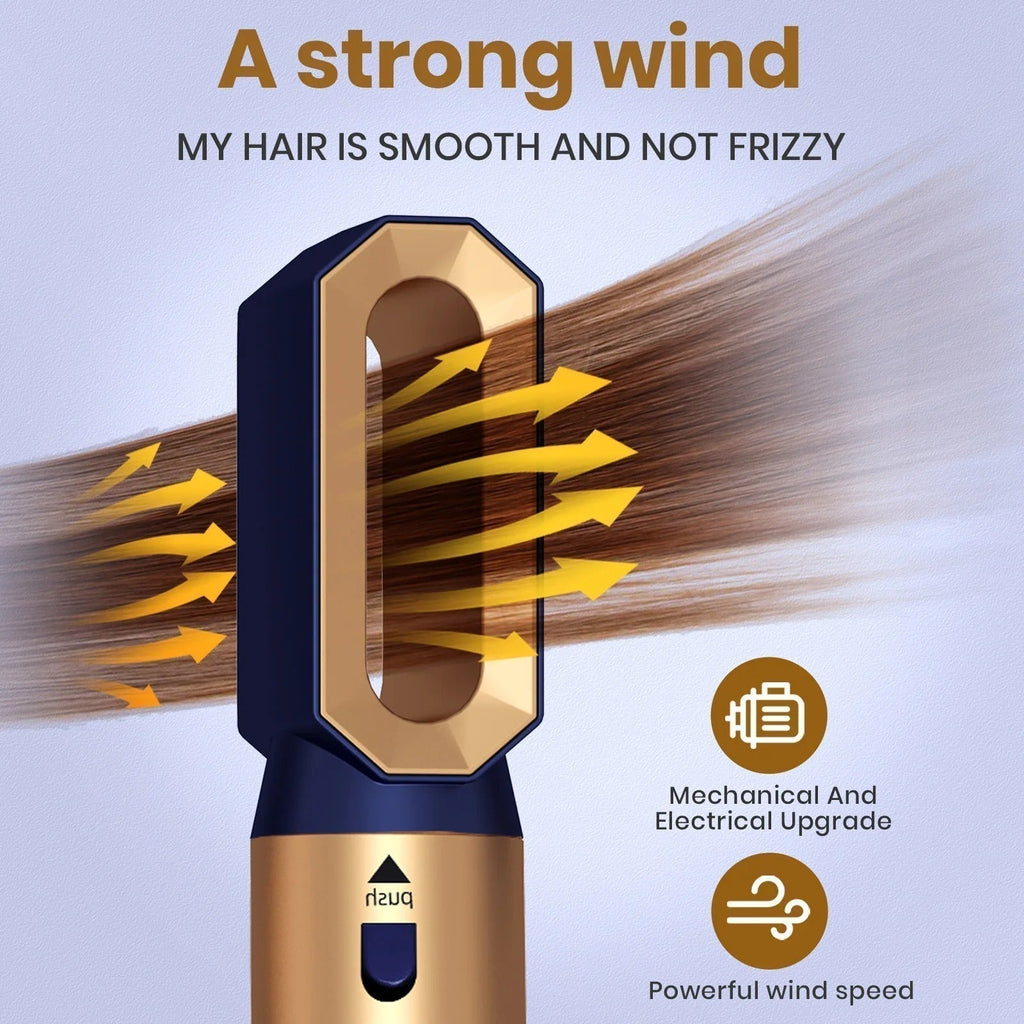 Glossify 5-in-1 Styling Wand | 1000W Ionic Hot Air Brush | Ka-mostore
