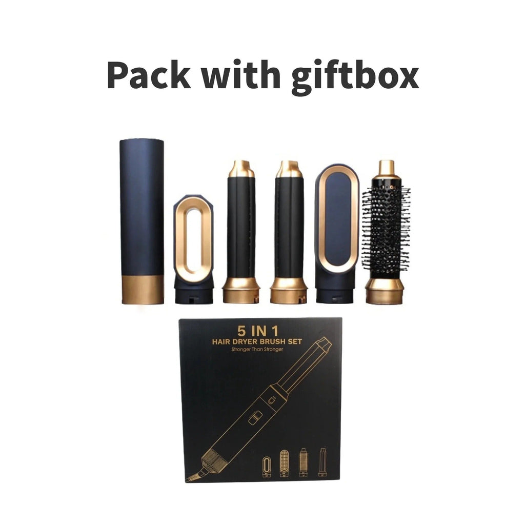 Glossify 5-in-1 Styling Wand | 1000W Ionic Hot Air Brush | Ka-mostore
