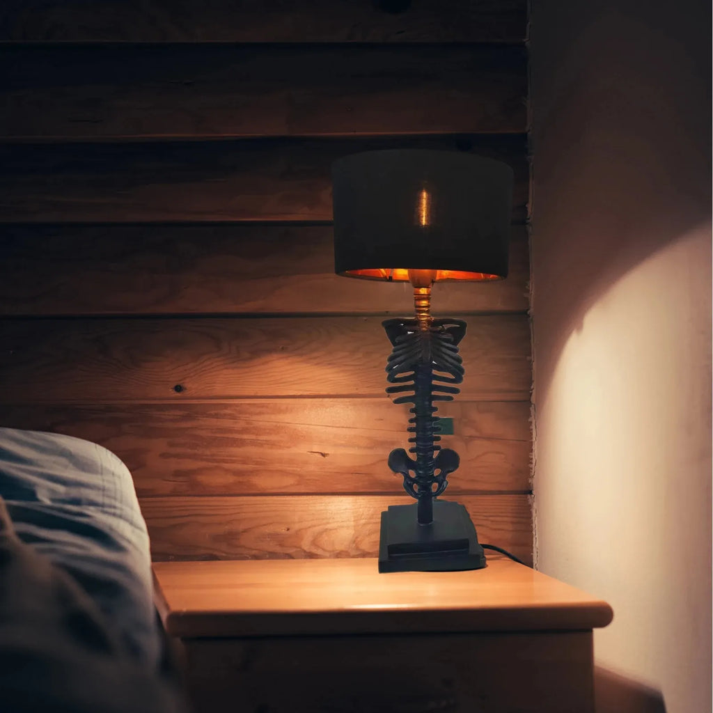 Gothic Skeleton Table Lamp | Handcrafted Art Design | Ka-mostore