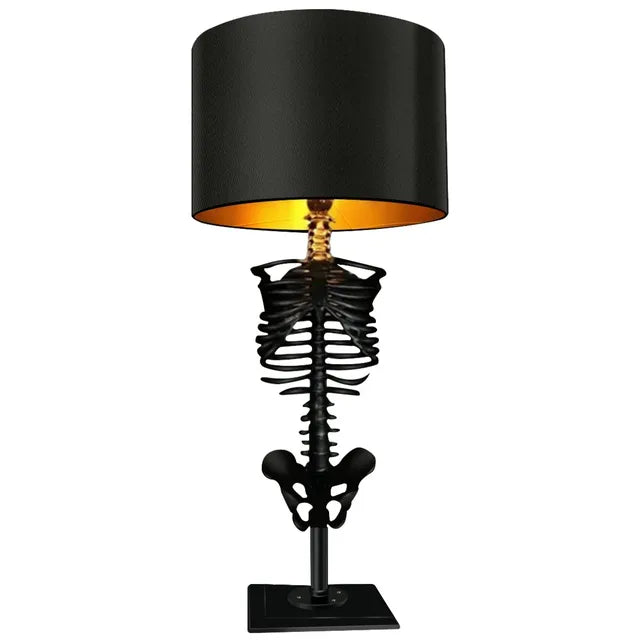 Gothic Skeleton Table Lamp | Handcrafted Art Design | Ka-mostore