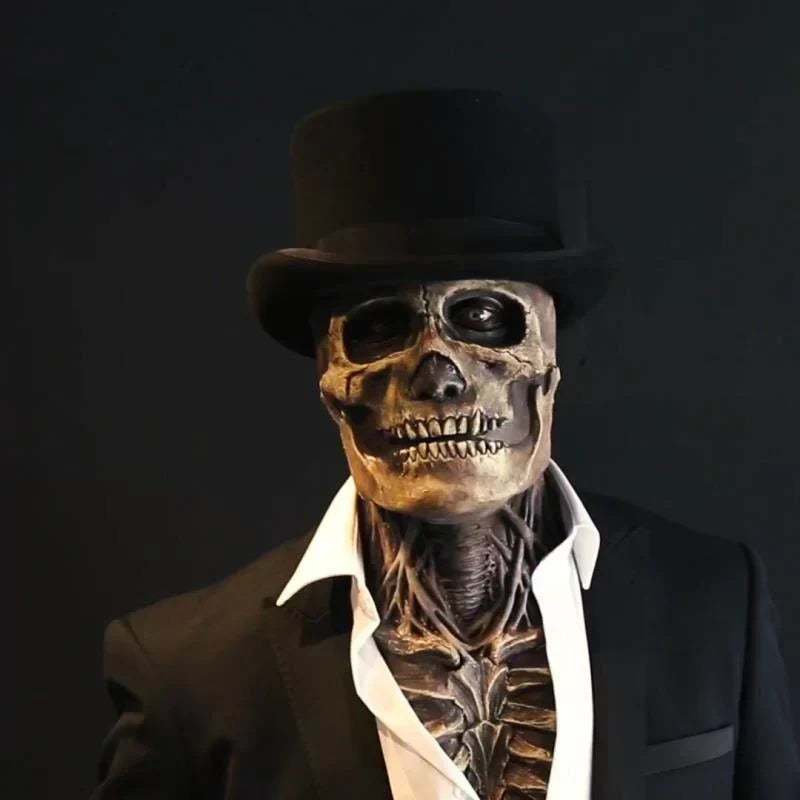 Strašidelná maska kostlivce na Halloween | Ka-mostore