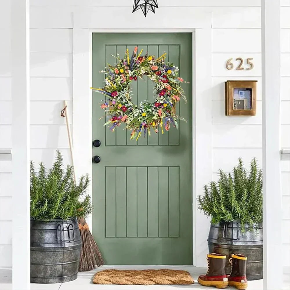 Handmade Flower Wreath for Indoor and Outdoor | Ka-mostore