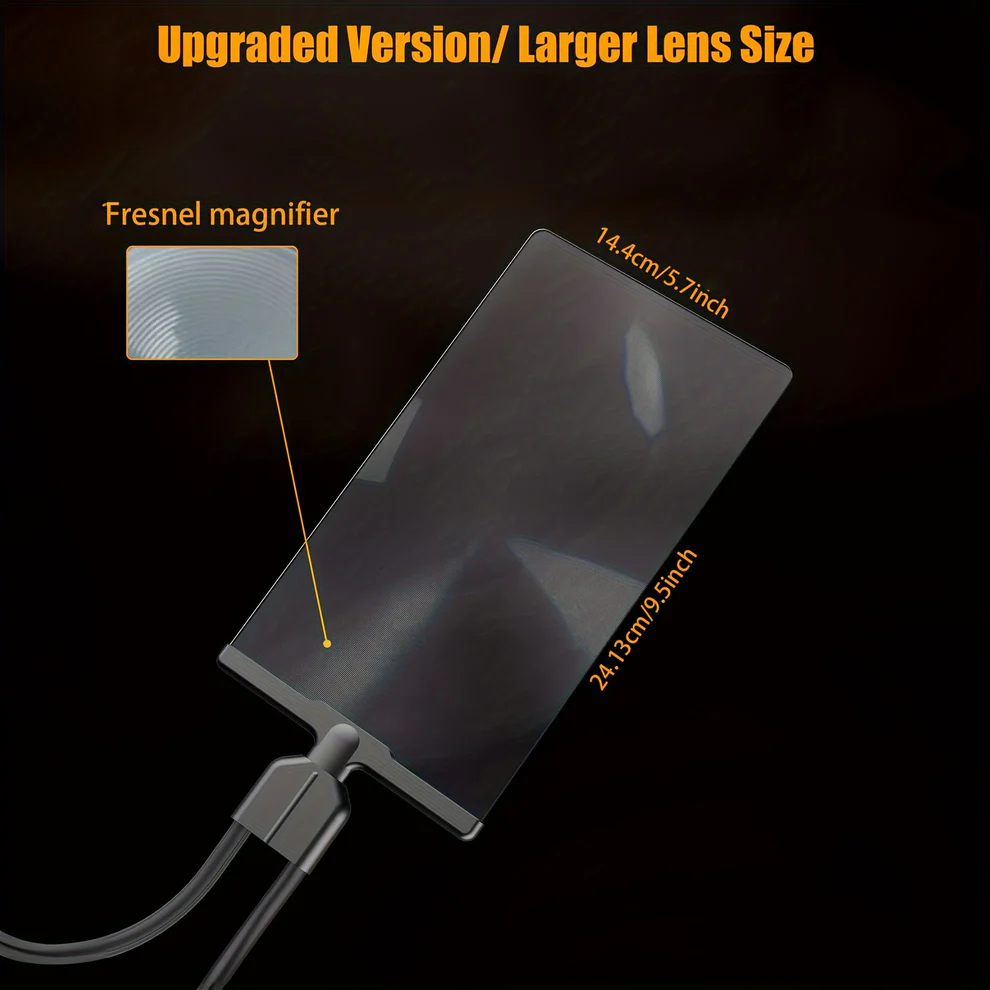Hands-Free Magnifying Glass with Flexible Neck for Easy Reading | Ka-mostore