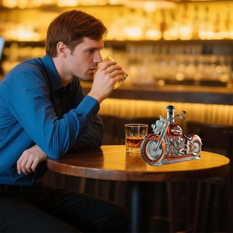 Harley Motorcycle Shaped Whiskey Decanter for Home Bar | Ka-mostore