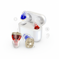 HearPro ITC Hearing Amplifier Set | Rechargeable | Intelligent Noise Cancellation | In-Ear Design (Discreet) | 20 Hours Battery Life | Includes Mobile Charging Case | Ka-mostore